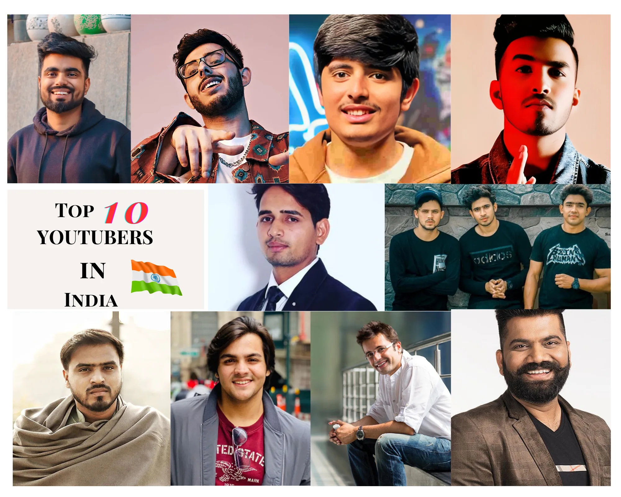 Top 10 youtubers in India